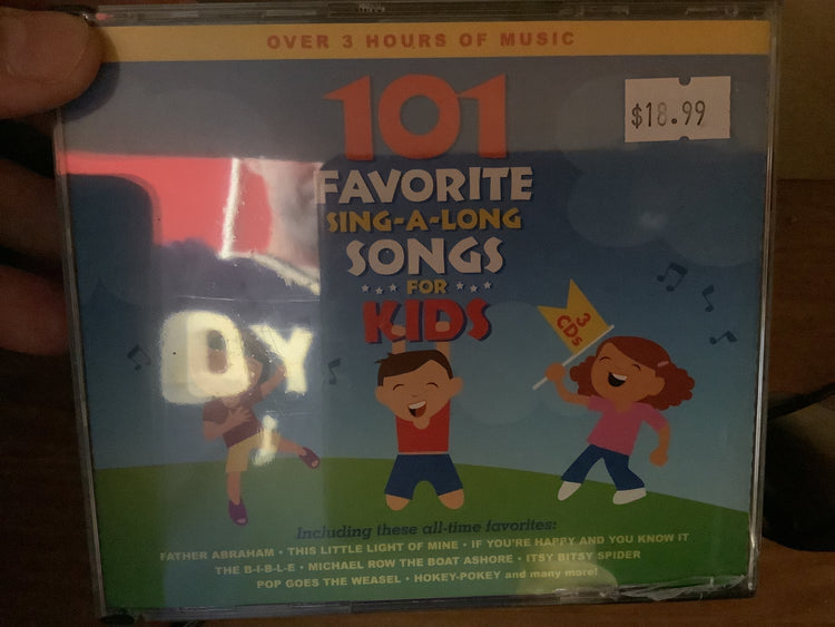 101 Favorite Sing-A-Long Songs for Kids 3xCD