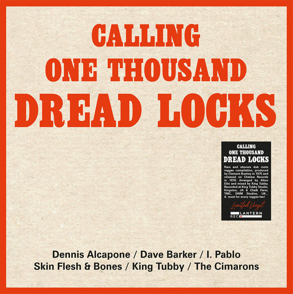 Album art for Dennis Alcapone - Calling One Thousand Dread Locks