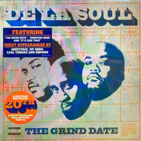 オリジナル De La Soul The Grind Date 2LP US The Grind Date (20th Anniversary Edition) 2LP Splatter - De