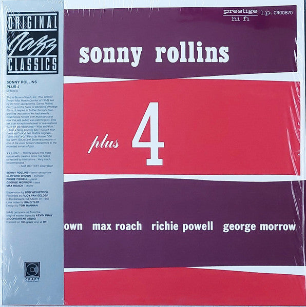 Album art for Sonny Rollins - Plus 4