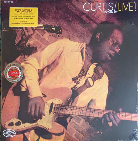 Album art for Curtis Mayfield - Curtis / Live!