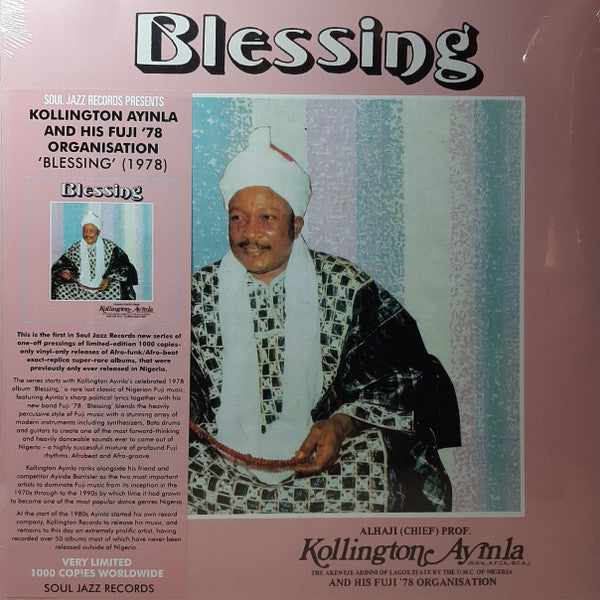 Album art for Alhaji Chief Kollington Ayinla & His Fuji '78 Organization - Blessing