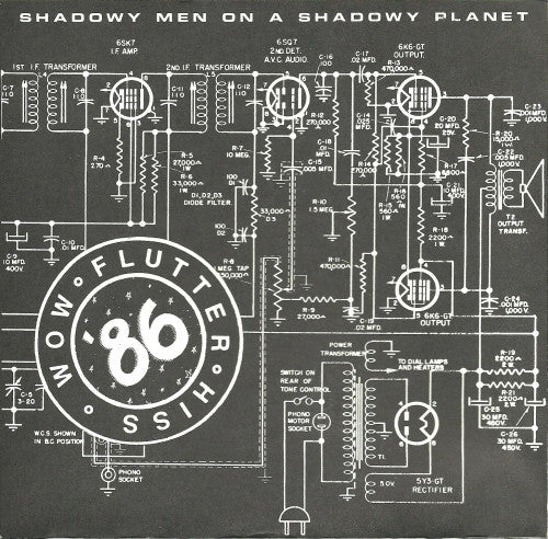 Album art for Shadowy Men On A Shadowy Planet - Wow Flutter Hiss '86