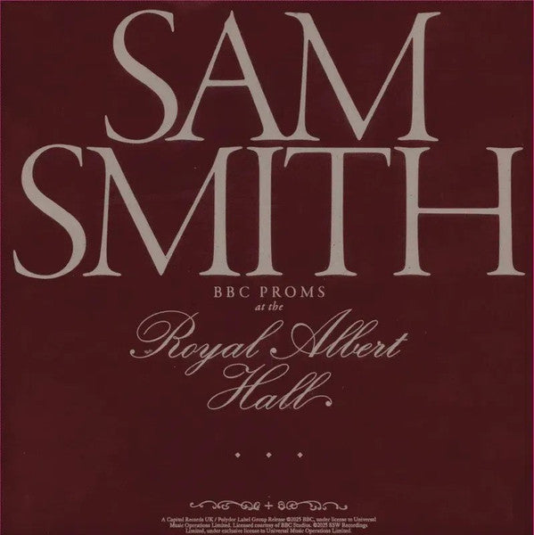 Album art for Sam Smith - BBC Proms At The Royal Albert Hall