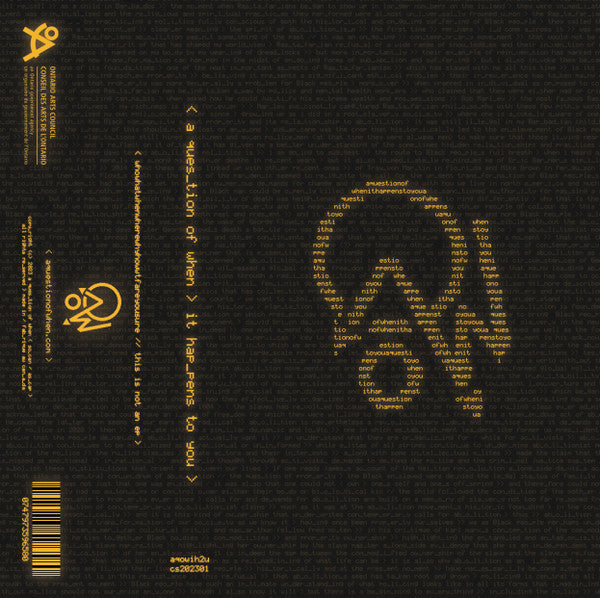 Album art for a question of when - when it happens to you