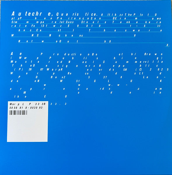 Album art for Autechre - Quaristice