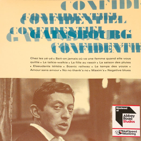 Album art for Serge Gainsbourg - Confidentiel