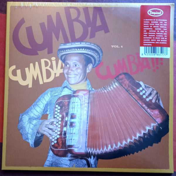 Album art for Various - Cumbia Cumbia Cumbia!!! Vol. 4