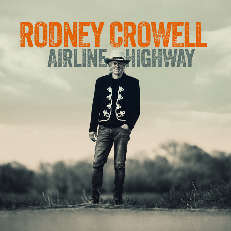 Rodney Crowell - Airline Highway (Autographed Blue Vinyl LP)