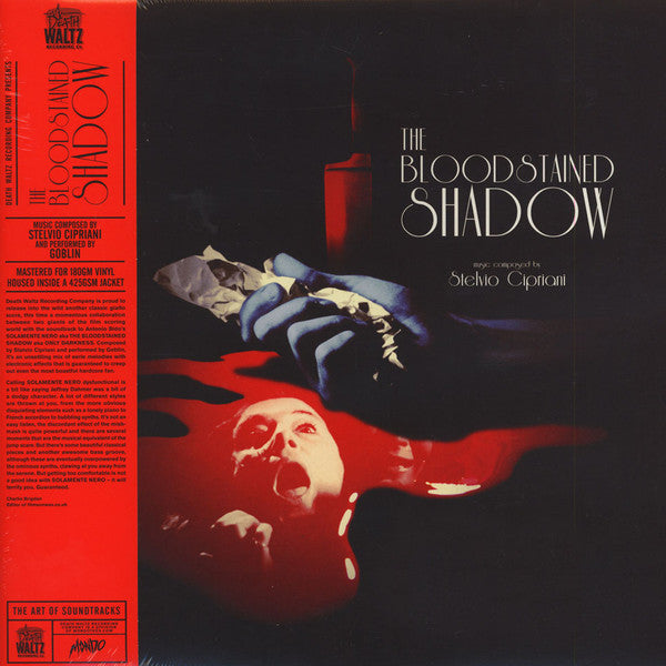 Stelvio Cipriani and Goblin - The Bloodstained Shadow, Tri-Color (Red, Blue & Black) 180g