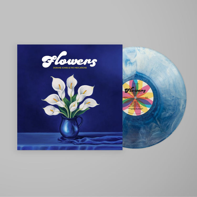 Durand Jones & The Indications - Flowers Vinyl, LP, Album, Limited Edition, Stereo , Blue Iceberg Splash Vinyl