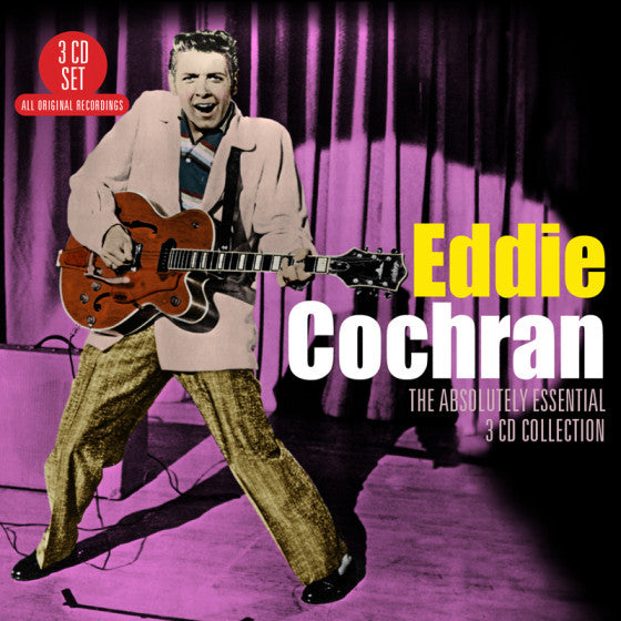 Album art for Eddie Cochran - The Absolutely Essential Collection 3 CD Collection