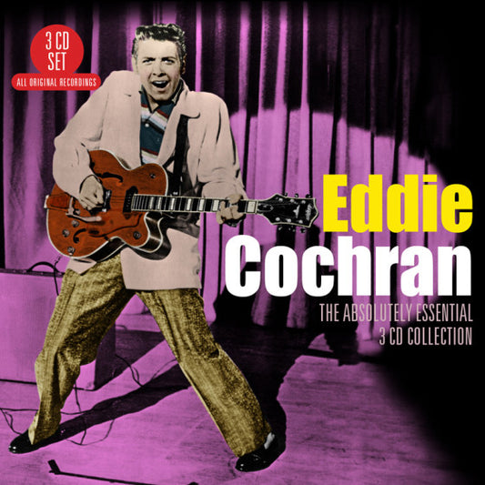 Album art for Eddie Cochran - The Absolutely Essential Collection 3 CD Collection