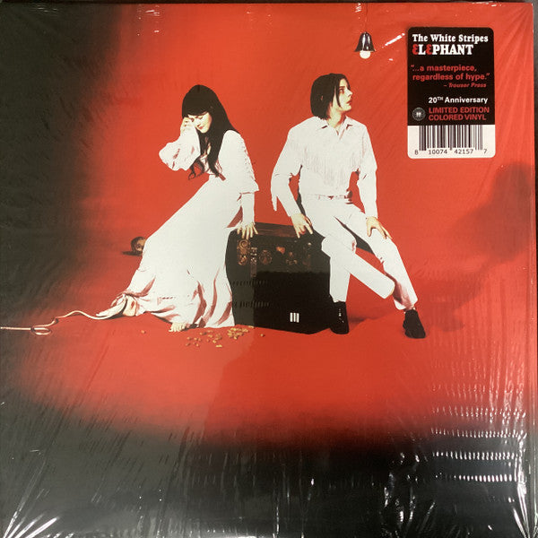 The White Stripes - Elephant Vinyl, LP, Stereo , Red Smoke