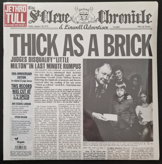 Album art for Jethro Tull - Thick As A Brick