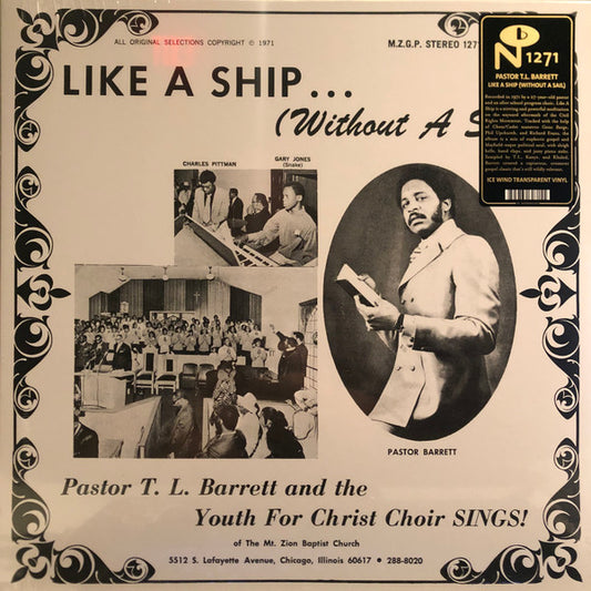 Album art for Pastor T. L. Barrett - Like A Ship... (Without A Sail)