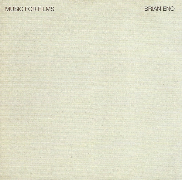 Album art for Brian Eno - Music For Films
