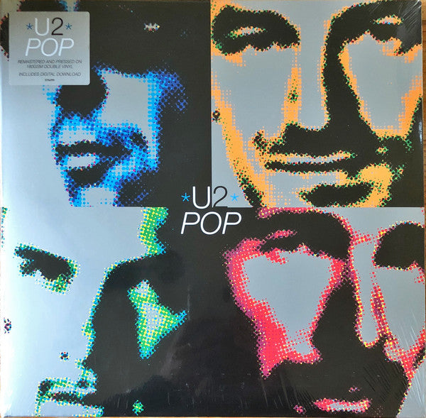 欧2LP U2 Pop (-180g) U210  未開封 /00660 U2 - Pop 2 x Vinyl, LP, Album, Reissue, Remastered , 180g