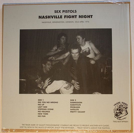 Album art for Sex Pistols - Nashville Fight Night