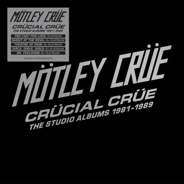 Album art for Mötley Crüe - Crücial Crüe-The Studio Albums 1981-1989