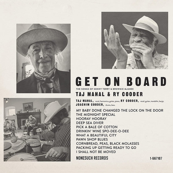 Album art for Taj Mahal - Get On Board - The Songs Of Sonny Terry & Brownie McGhee