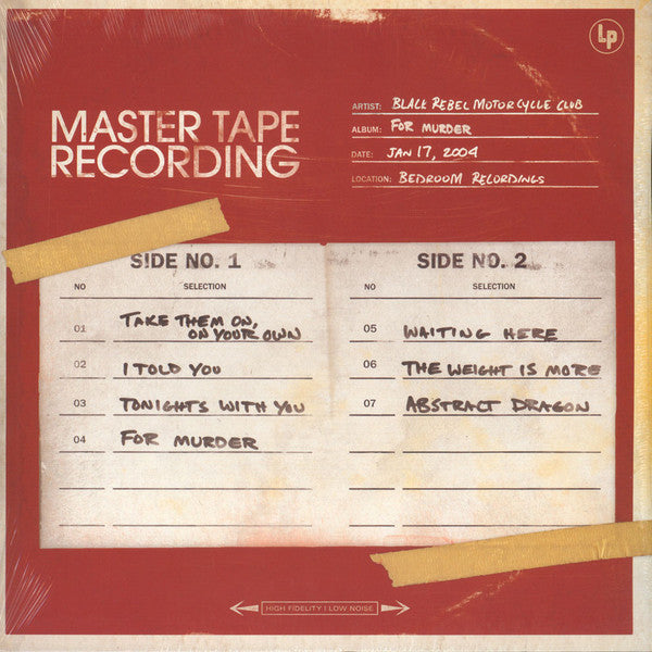 Album art for Black Rebel Motorcycle Club - For Murder: Sessions