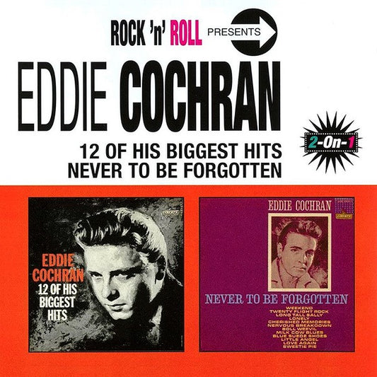 Album art for Eddie Cochran - 12 Of His Biggest Hits/Never To Be Forgotten
