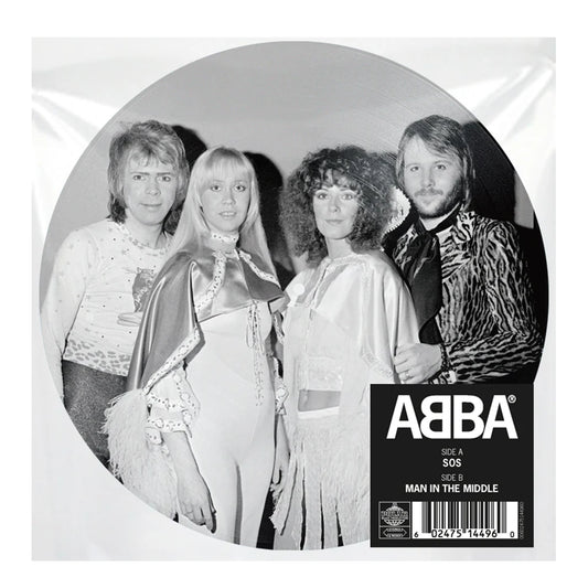 ABBA -  SOS | Man In The Middle (50th Anniversary Reissue) - 7'' - Picture Disc Vinyl
