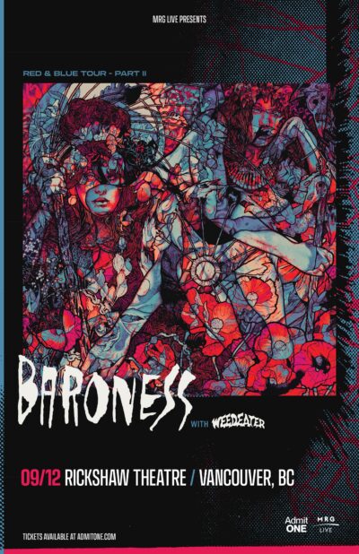 Baroness: Red & Blue Pt. 2 ticket (NO ONLINE SALES)