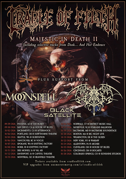 Cradle of Filth: Majestic In Death II Ticket (NO ONLINE SALES)