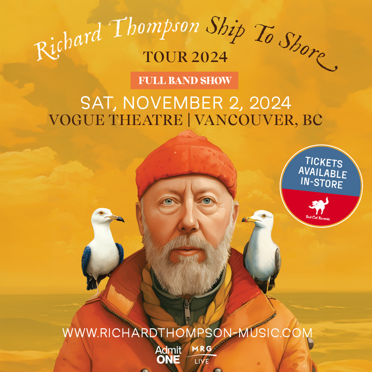 Richard Thompson ticket - ASSIGNED SEATING (NO ONLINE SALES)