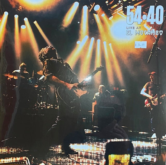 54-40 - Live At El Mocambo Vinyl, LP, Limited Edition