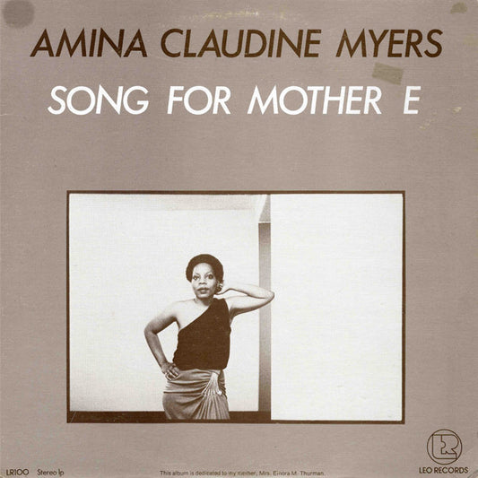 Album art for Amina Claudine Myers - Song For Mother E