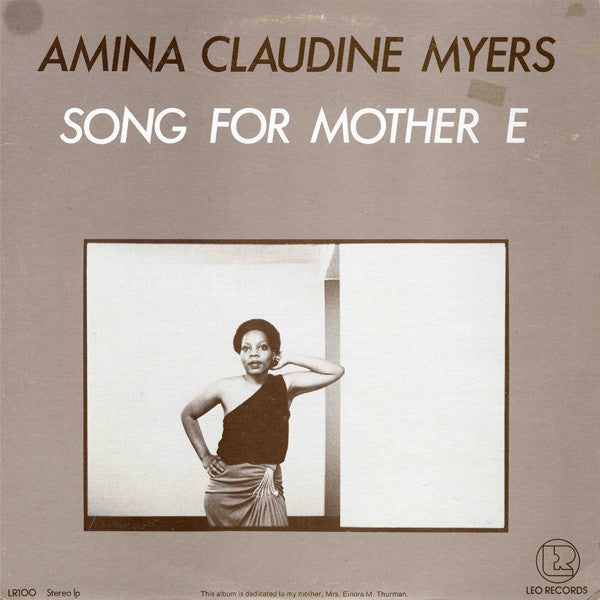 Album art for Amina Claudine Myers - Song For Mother E