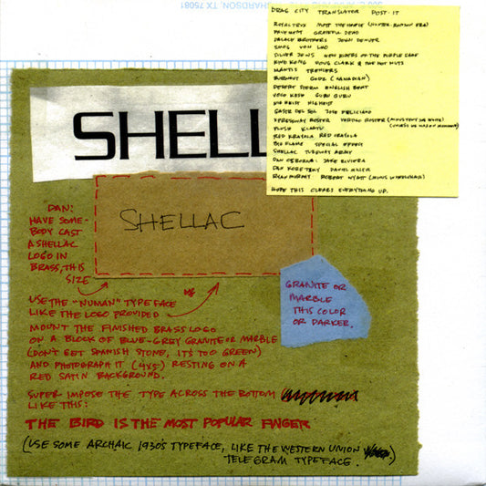 Album art for Shellac - The Bird Is The Most Popular Finger