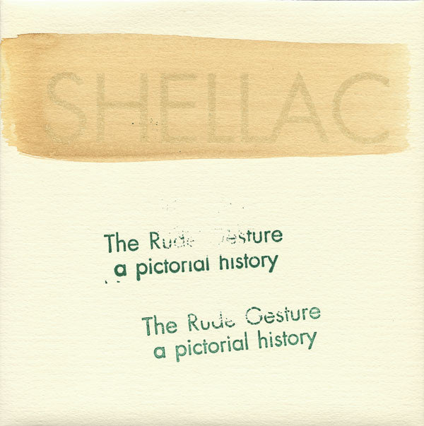 Album art for Shellac - The Rude Gesture (A Pictorial History)