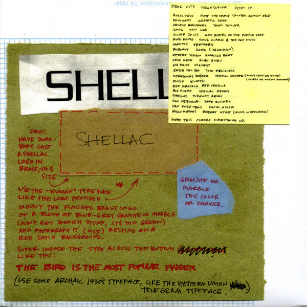 Album art for Shellac - The Bird Is The Most Popular Finger
