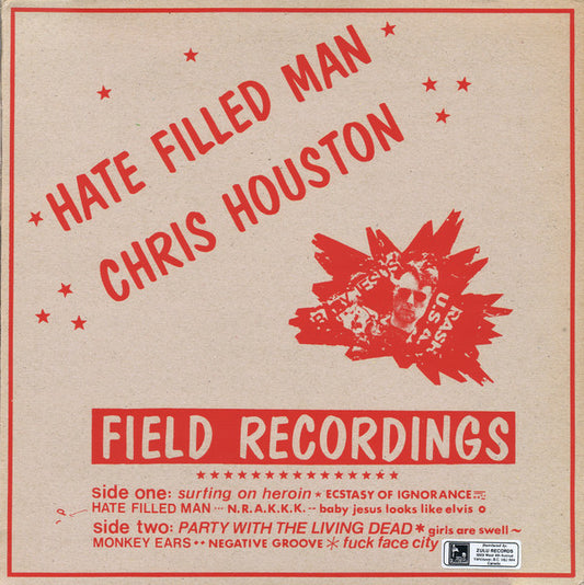 Album art for Chris Houston - Hate Filled Man