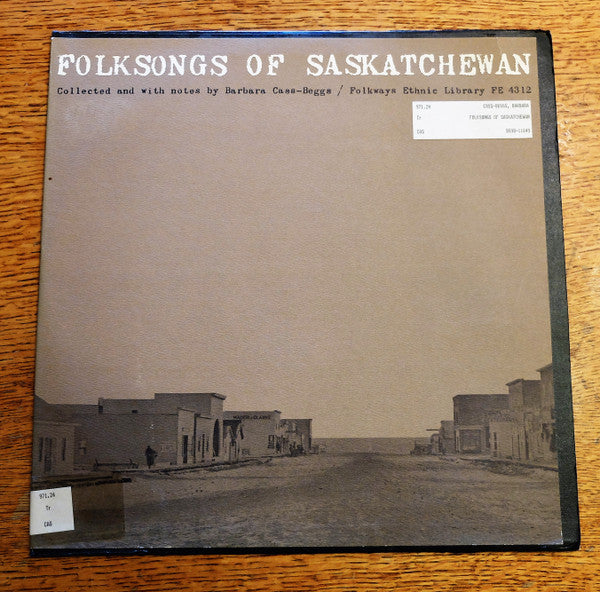 Album art for Various - Folksongs of Saskatchewan