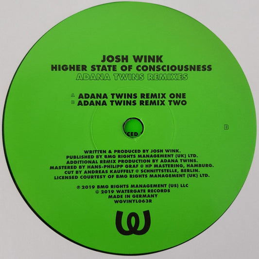 Album art for Josh Wink - Higher State Of Conciousness (Adana Twins Remixes)