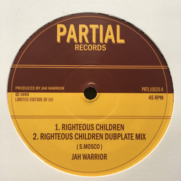 Album art for Jah Warrior - Righteous Children