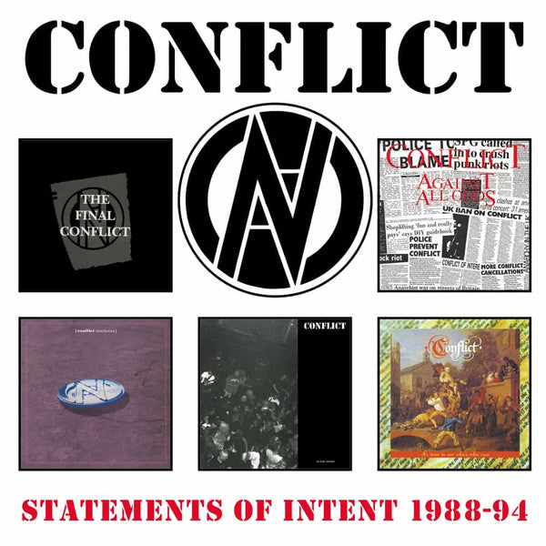 Album art for Conflict - Statements Of Intent 1988-94