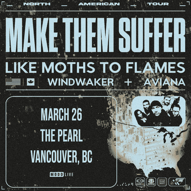 Make Them Suffer with Like Moth To Flames ticket