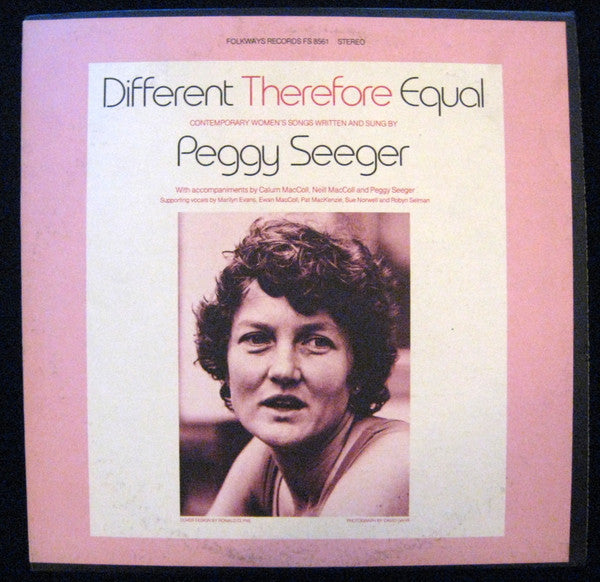 Album art for Peggy Seeger - Different Therefore Equal