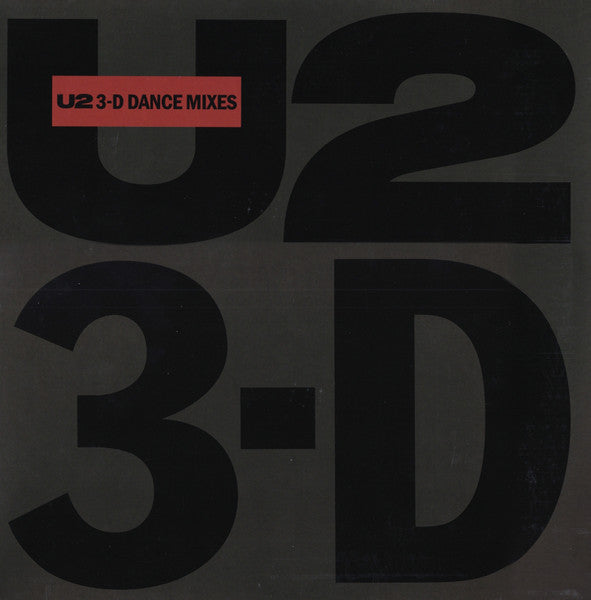 Album art for U2 - 3-D Dance Mixes