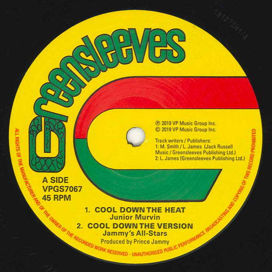 Album art for Junior Murvin - Cool Down The Heat / Run Down The World