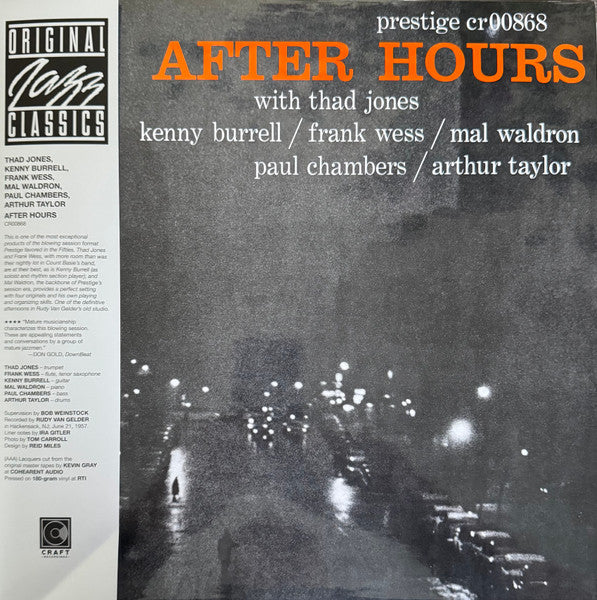 Album art for Thad Jones - After Hours