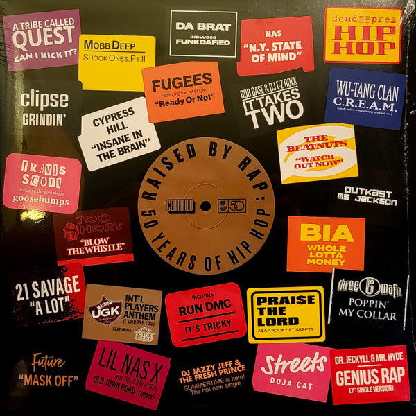 Album art for Various - Raised By Rap: 50 Years Of Hip Hop
