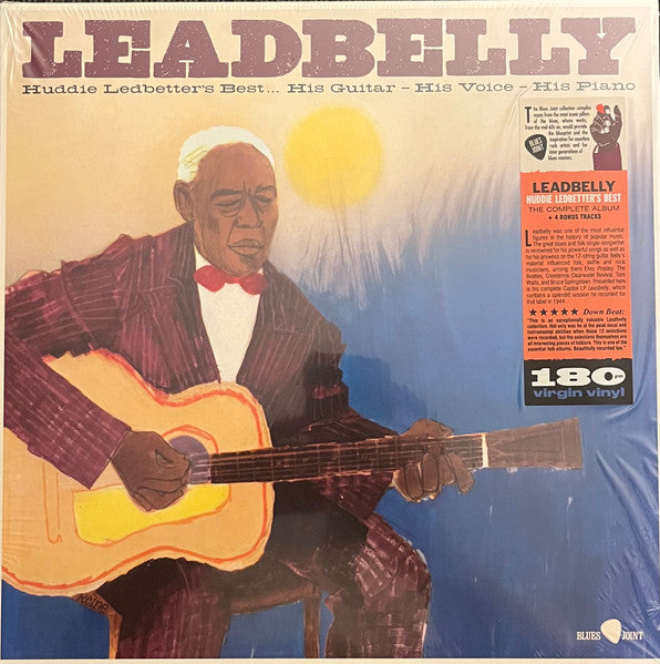 Album art for Leadbelly -  Huddie Ledbetter's Best... His Guitar - His Voice - His Piano