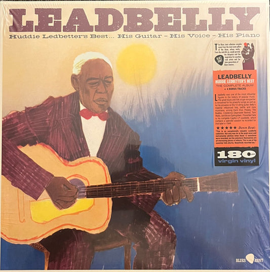 Album art for Leadbelly -  Huddie Ledbetter's Best... His Guitar - His Voice - His Piano